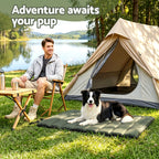 Roll-Up Outdoor Dog Mat (Large, Green)