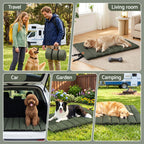 Roll-Up Outdoor Dog Mat (Large, Green)