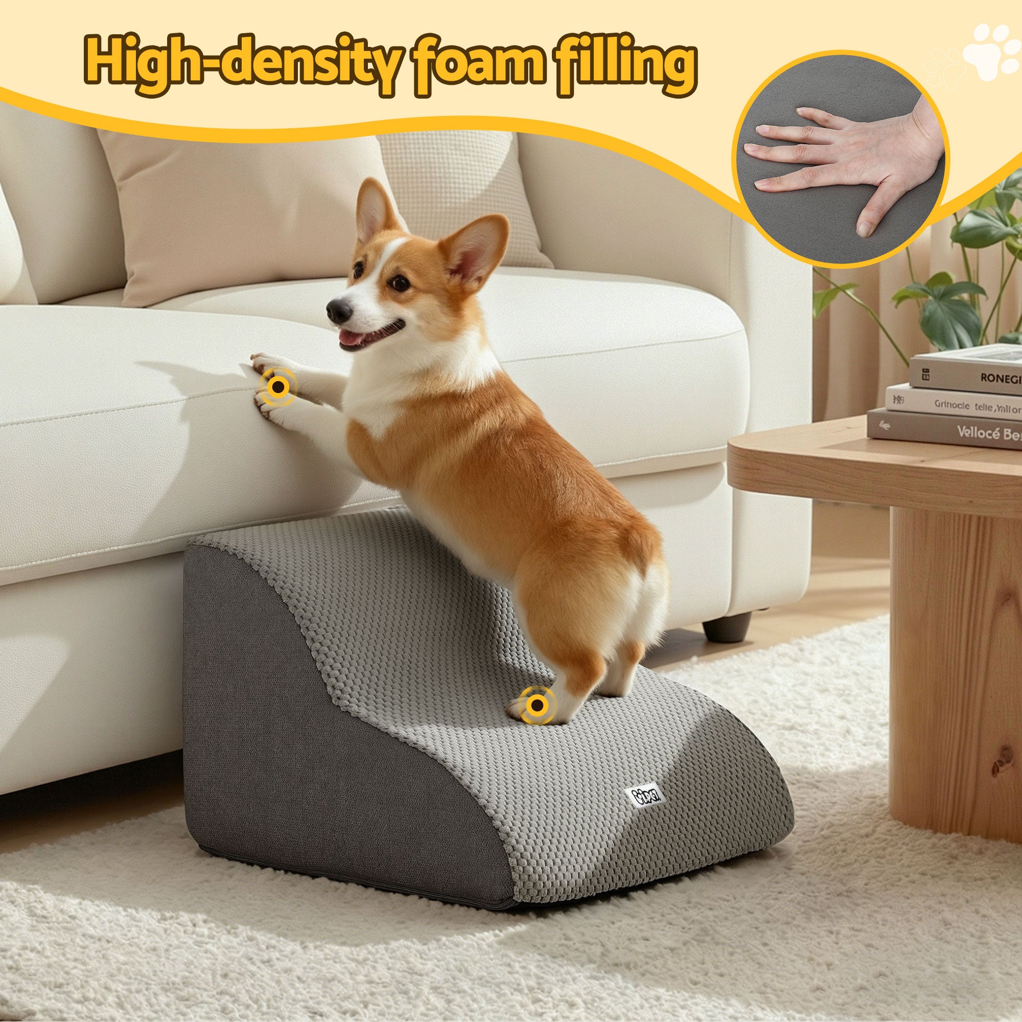 Foam Pet Stairs (2 Step)
