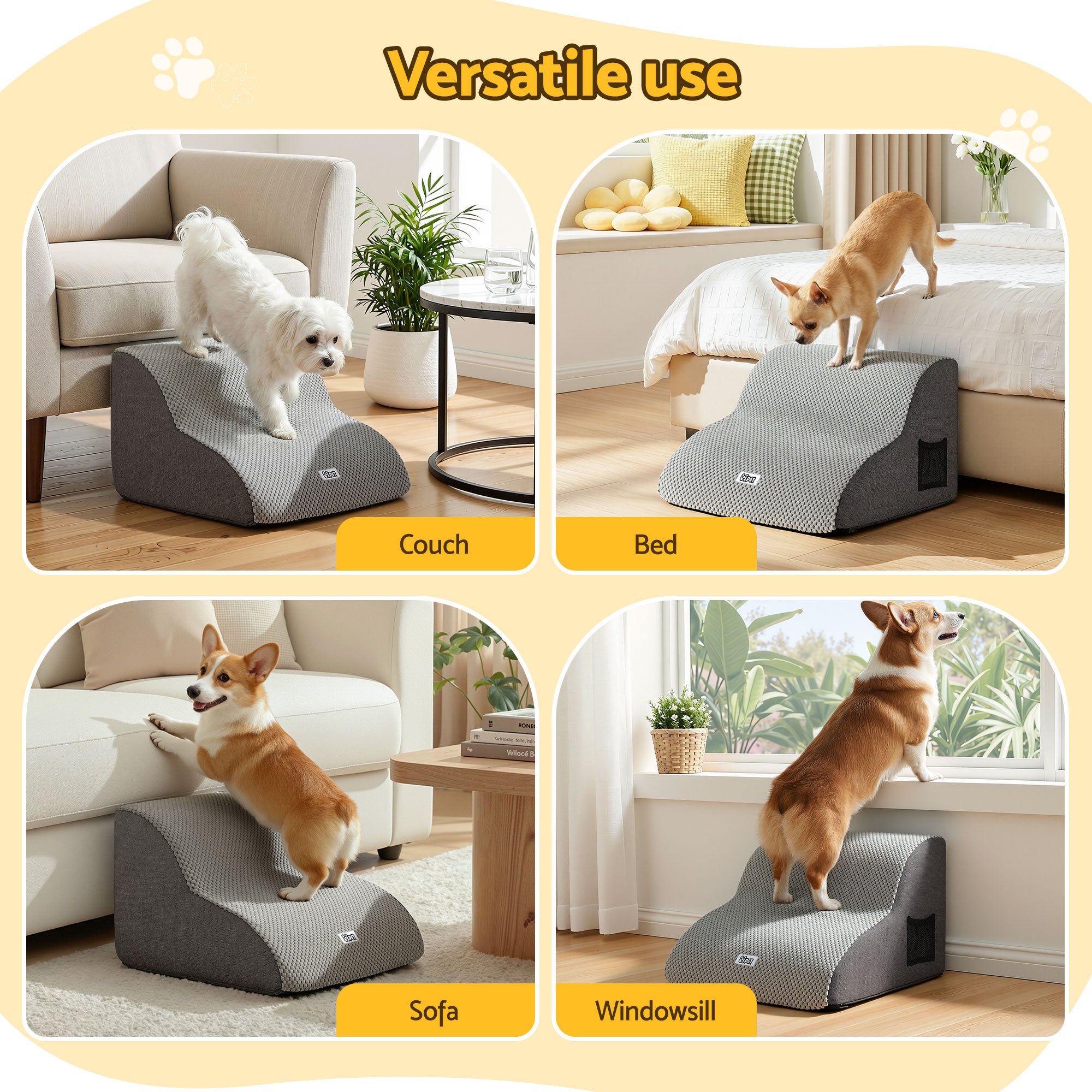 Foam Pet Stairs (2 Step)