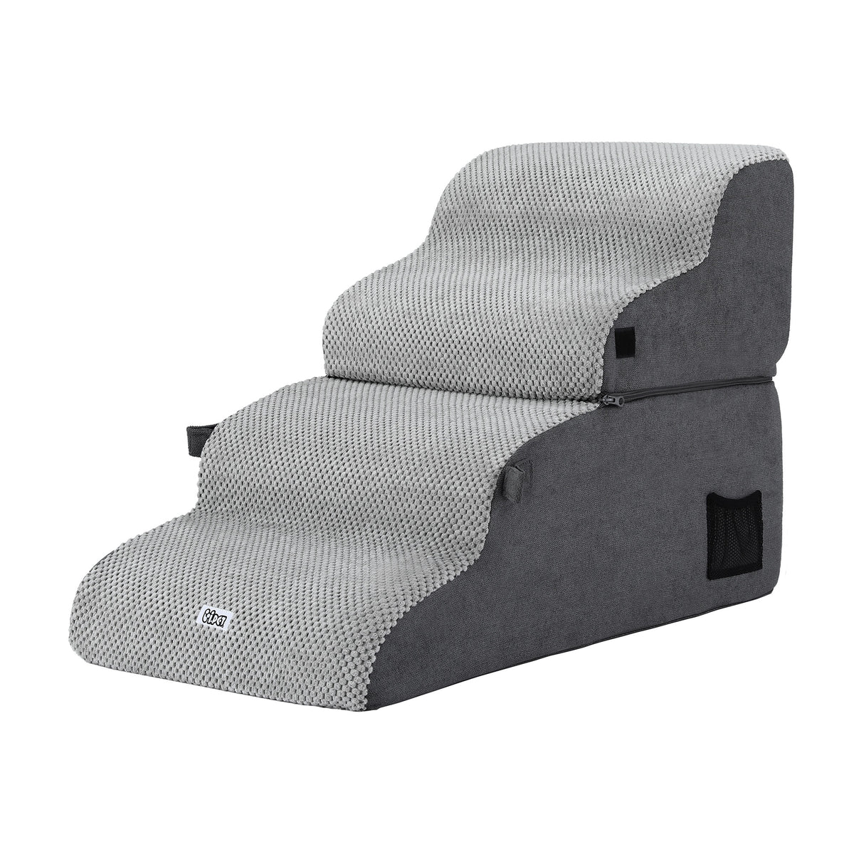 Pet Stairs & Bed in One (Grey)