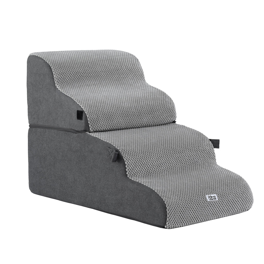 Pet Stairs & Bed in One (Grey)