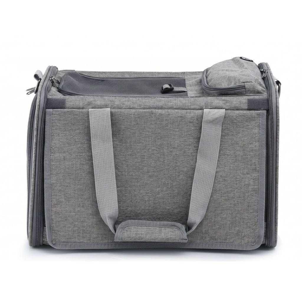 Foldable Travel Carrier (48cm, Grey)