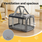 Foldable Travel Carrier (48cm, Grey)