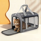 Foldable Travel Carrier (48cm, Grey)