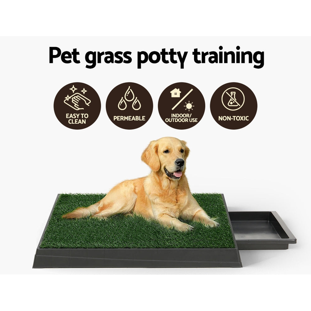 Grass Potty Tray (2 Mats)