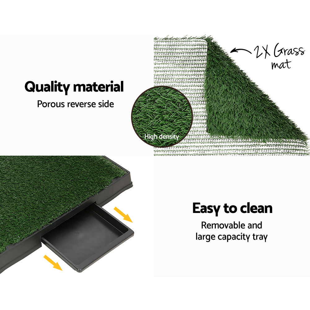 Grass Potty Tray (2 Mats)