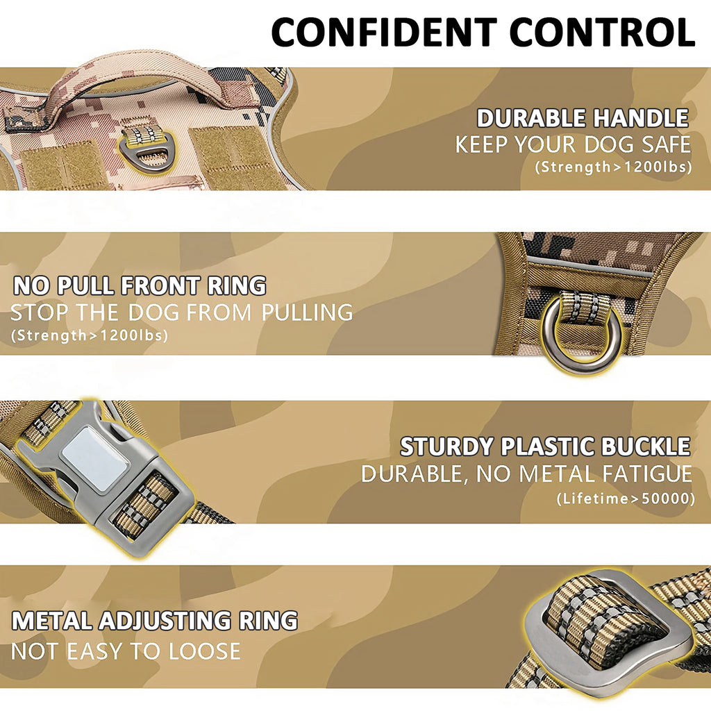No-Pull Tactical Harness (Small)