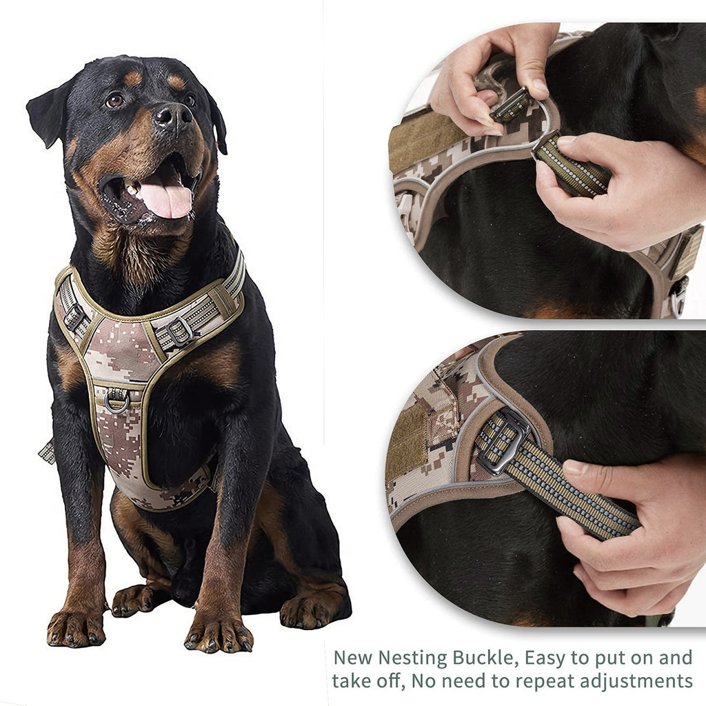 No-Pull Tactical Harness (Medium)
