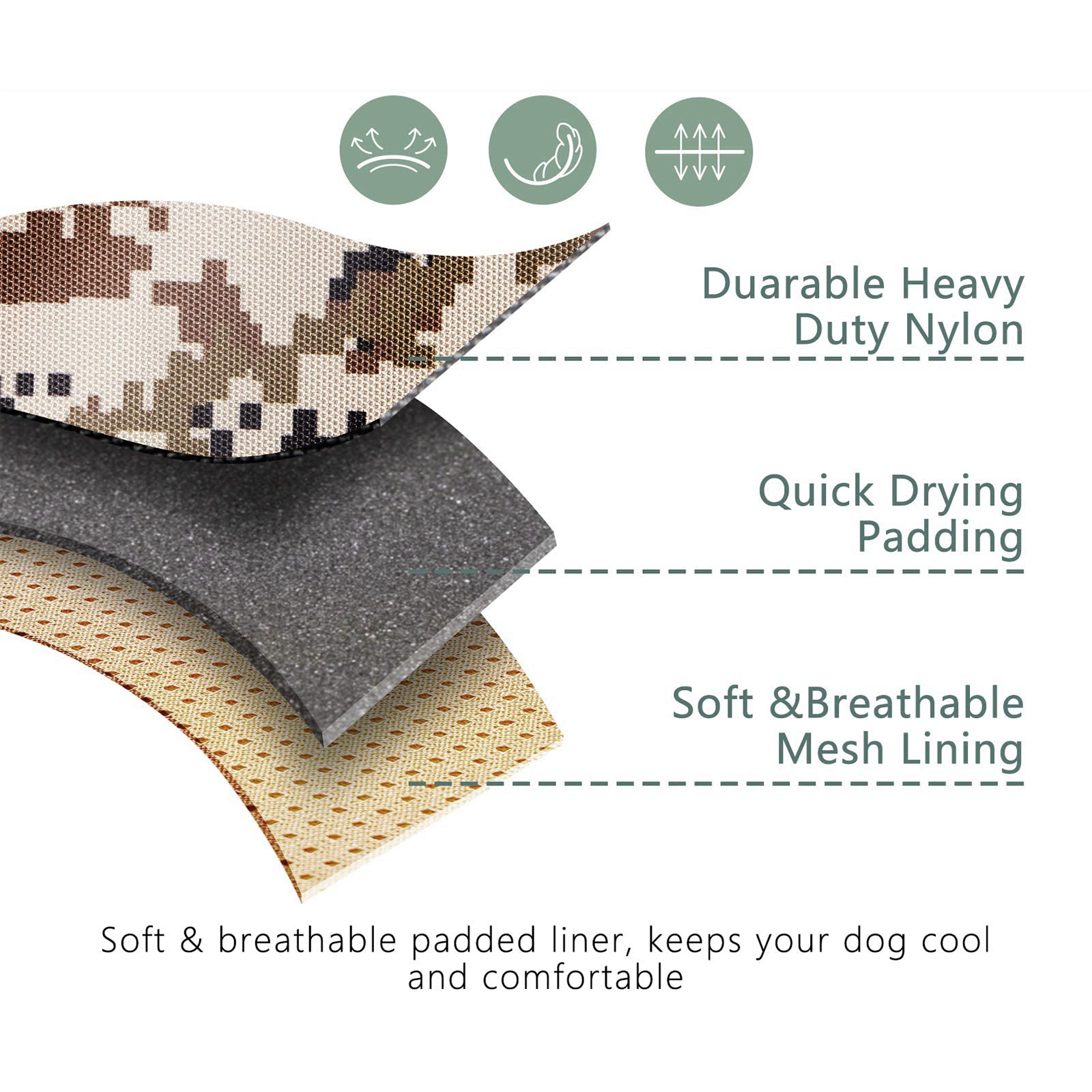 No-Pull Tactical Harness (Medium)