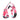 Padded Dog Harness (Large, Marble Pink)