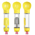 4-in-1 Travel Water Bottle (Yellow)