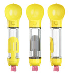 4-in-1 Travel Water Bottle (Yellow)