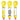 4-in-1 Travel Water Bottle (Yellow)